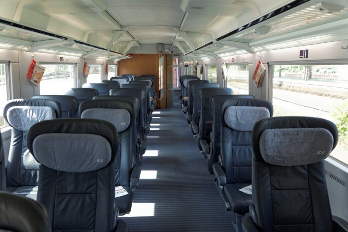 ICE 1 : Großraum 1. Klasse