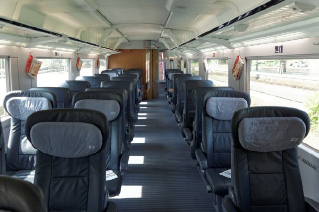 ICE 1 : Großraum 1. Klasse