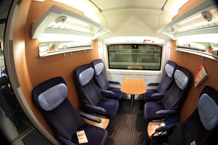 ICE 1 : Abteil 2. Klasse